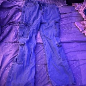SHEIN Denim Blue Jeans